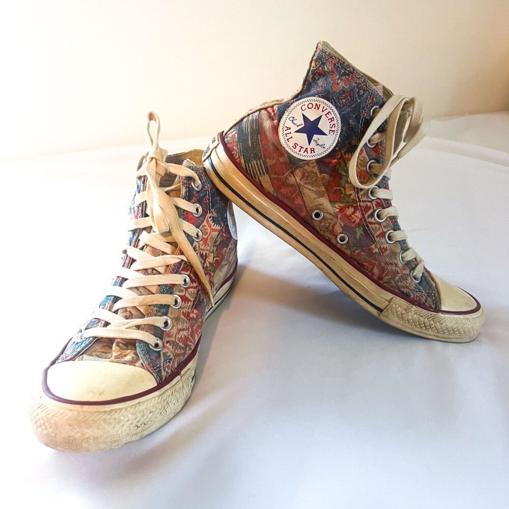 Converse Chuck Taylor All Star Hi Top Multi Natural Floral sneakers 9.5